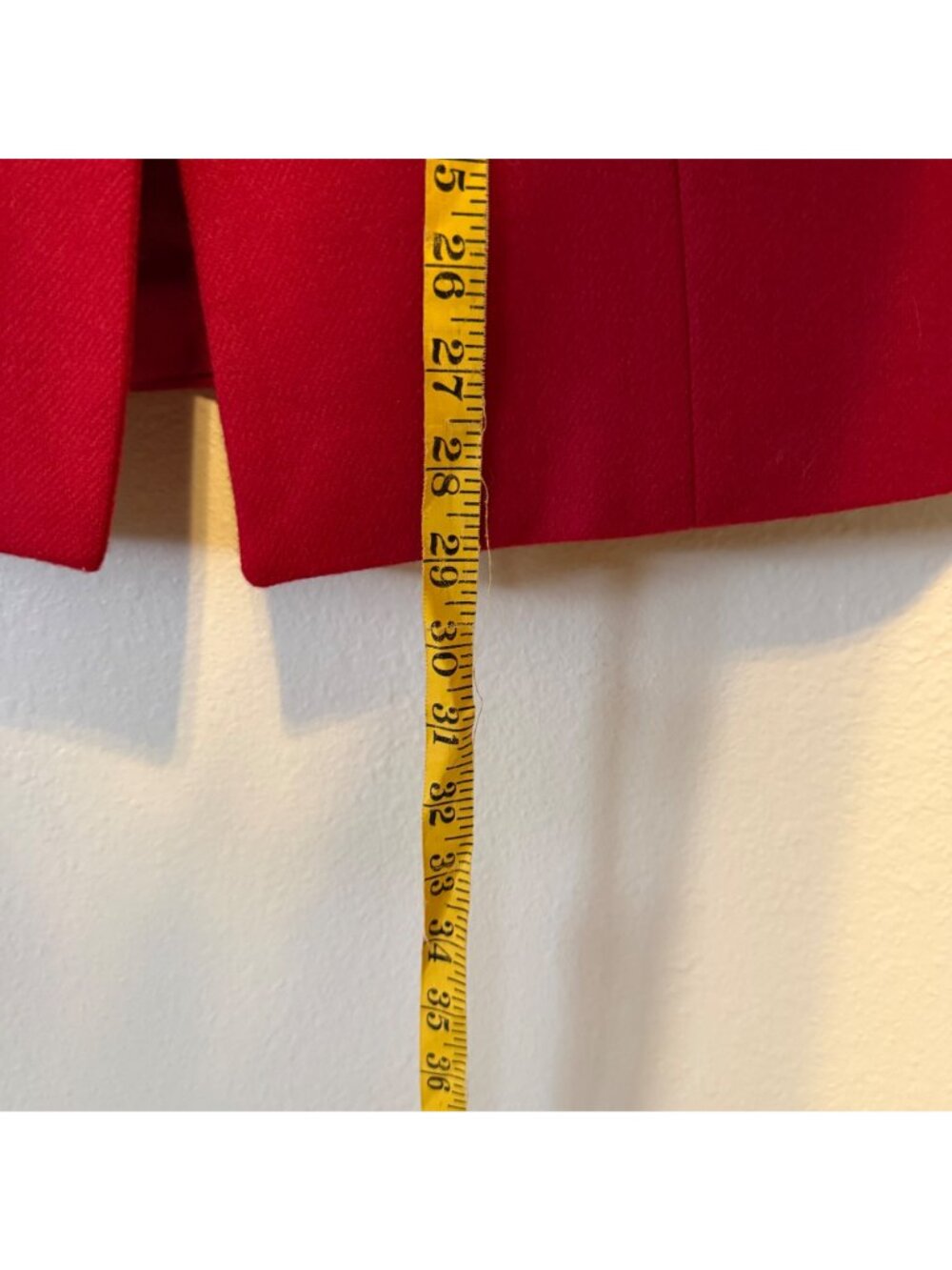 Vintage Petite Dumas Womens Red Blazer Suit Jacket Sz 4 - Picture 6 of 7